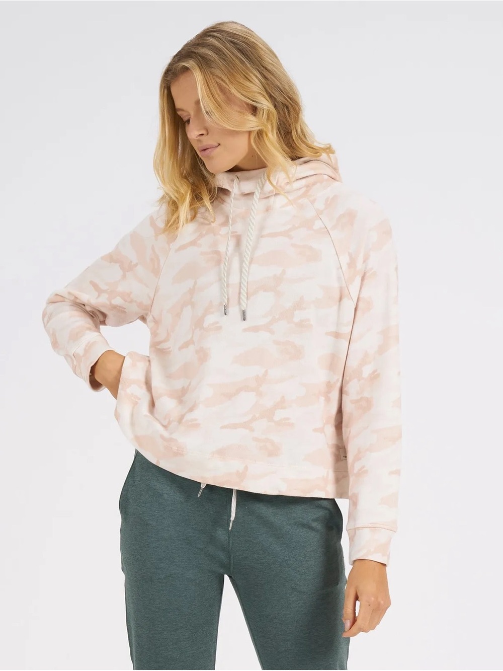 Vuori Pink Beach Bisque Camouflage Hoodie Sweatshirt